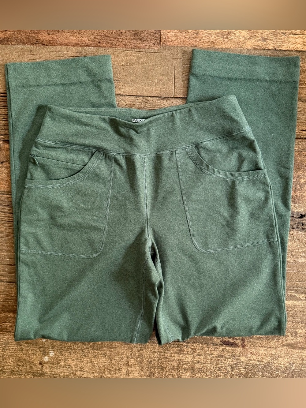 Lands End Pull-On Casual Knit Pants Size XS
